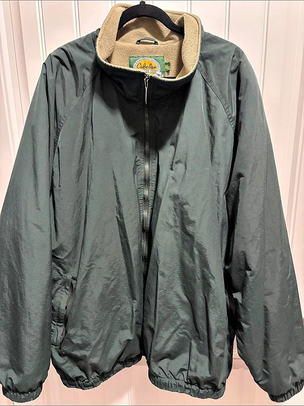 Cabela’s Men’s 3XLT Tall Fleece Lined Outdoor Jacket Green